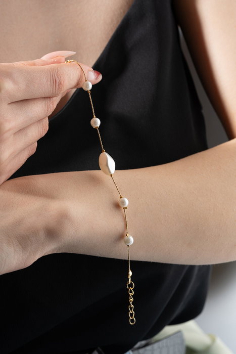 Heliophilia Silver Pulsera Dorado y Blanco Heliophilia Silver Pulsera Dorado y Blanco